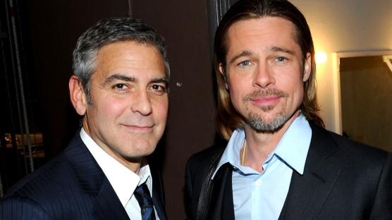 Brad Pitt ve George Clooney'den Şaşırtan Hamle