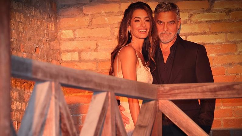 George & Amal Clooney İkilisi Venedik Film Festivali'nde
