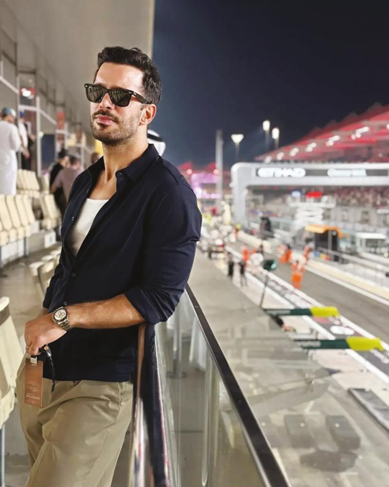 Ünlüler Formula 1 için Abu Dhabi Grand Prix'de