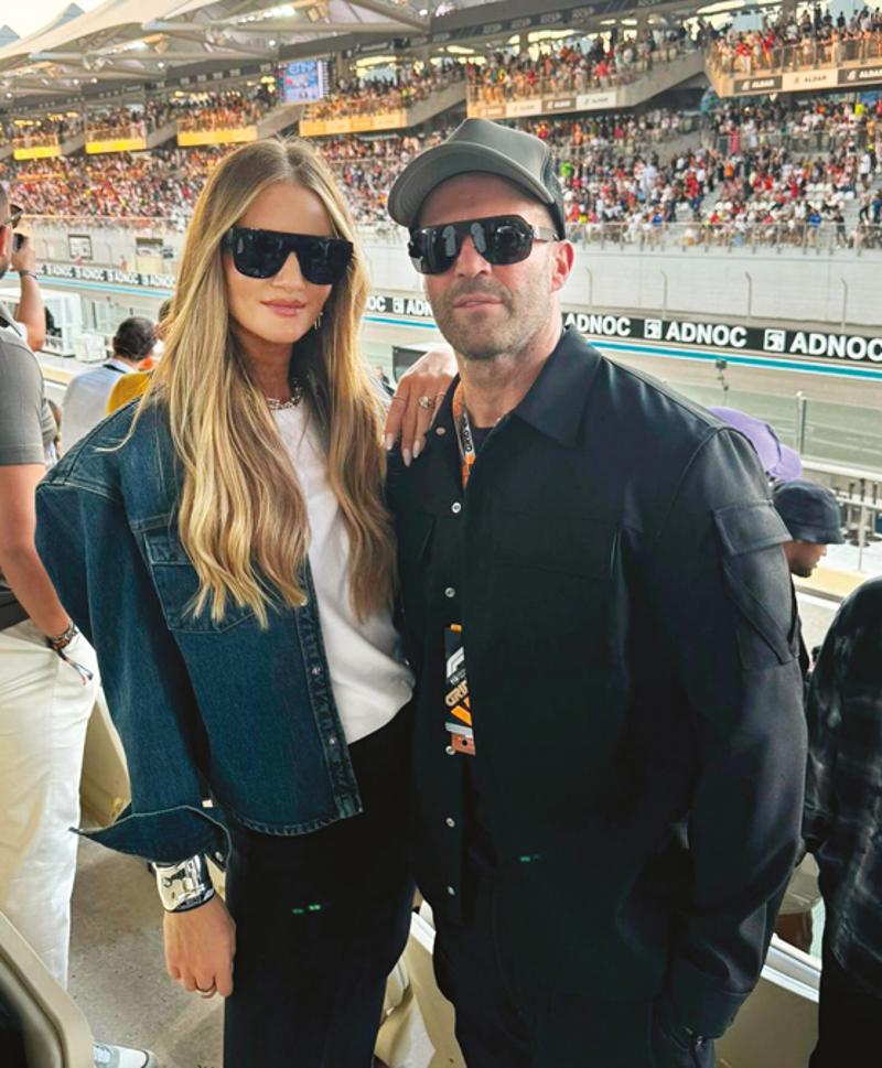 Ünlüler Formula 1 için Abu Dhabi Grand Prix'de