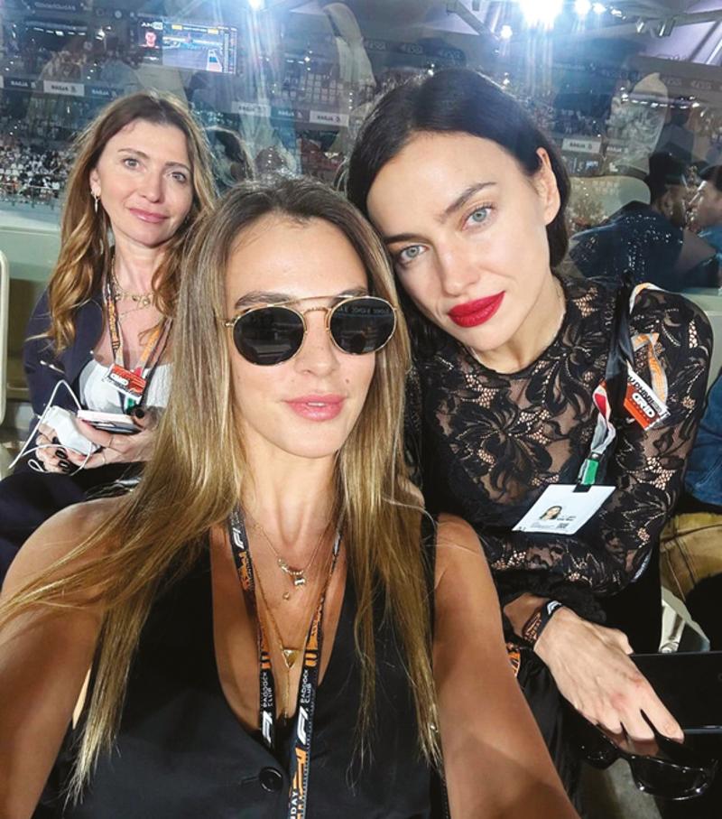 Ünlüler Formula 1 için Abu Dhabi Grand Prix'de