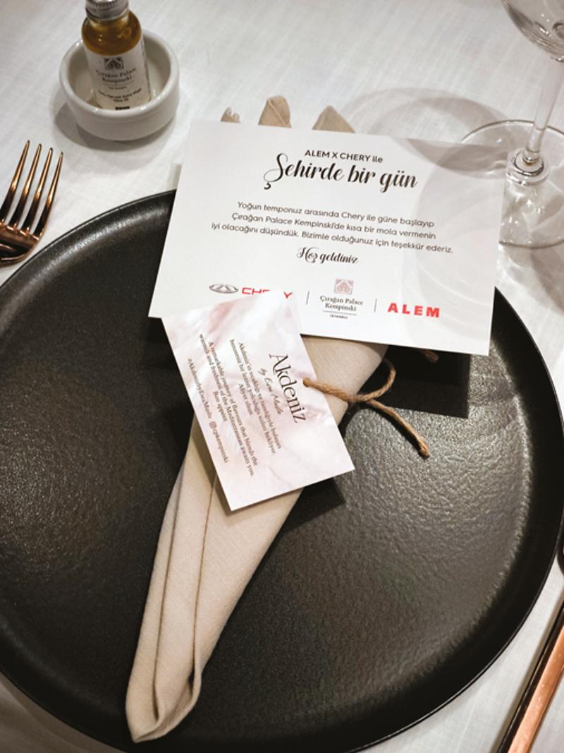 ALEM x Chery x Çırağan Palace Kempinski Daveti