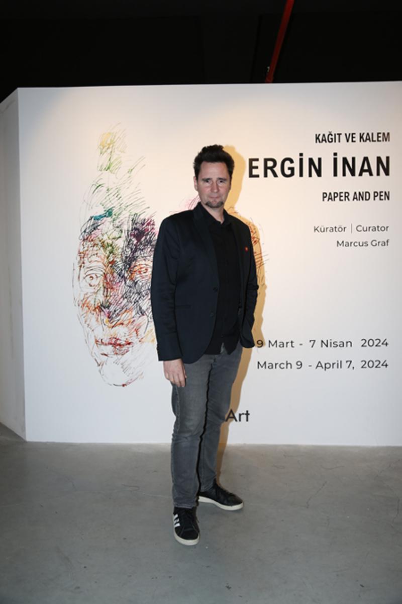 Ergin İnan'ın “Kağıt ve Kalem” Sergisi Daveti