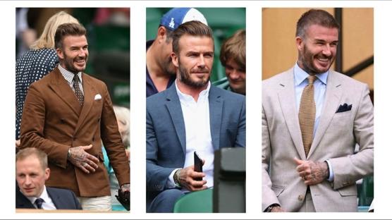David Beckham'ın Wimbledon'a Özel Stili