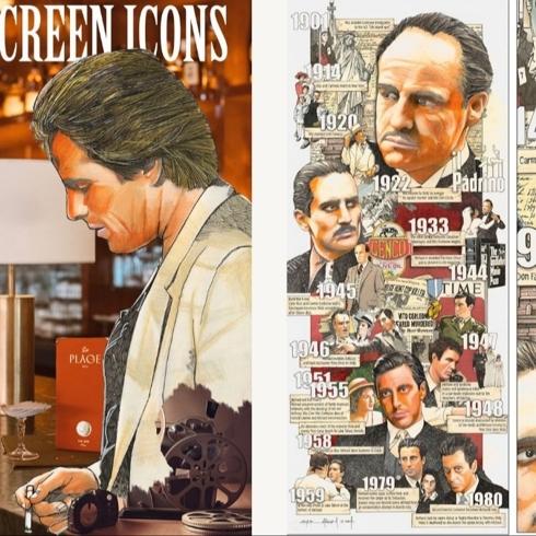 Ömer Atakan “Silver Screen Icons, Cinematic Pop on Paper” Sergisiyle La Plage Suadiye'de