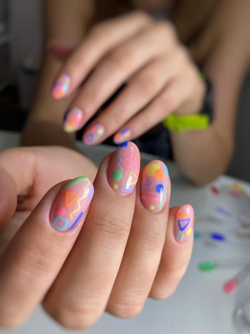 Yaza Renk Katacak Nail Art Modelleri