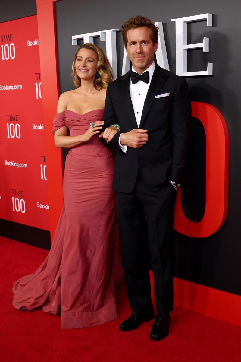 TIME100 Galası En İyi Kırmızı Halı Görünümleri