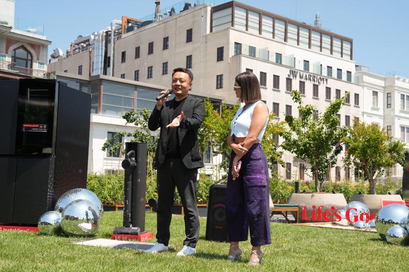 Buse Terim, LG Ürünlerini Tanıttı