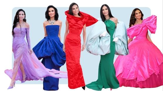Demi Moore'dan 2026 Cannes Film Festivali'nde Stil Dersi