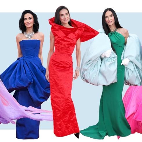 Demi Moore'dan 2026 Cannes Film Festivali'nde Stil Dersi
