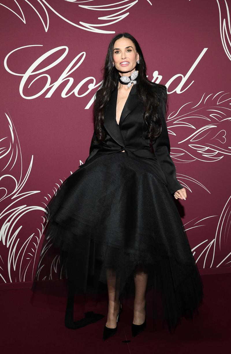 Demi Moore'dan 2026 Cannes Film Festivali'nde Stil Dersi
