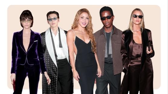 Tom Ford Defilesinde En İyi Ünlü Stilleri