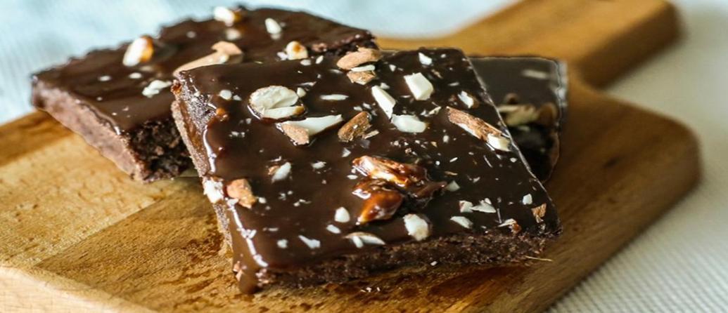 Tatlı Patatesli Vegan Brownie