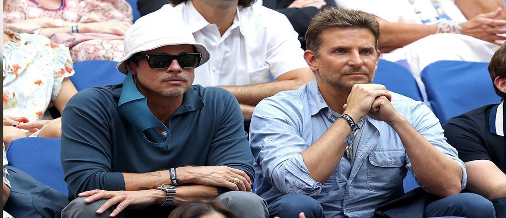 Brad Pitt ve Bradley Cooper U.S. Open Finalini Birlikte İzledi