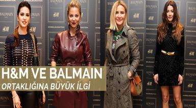 H&M VE BALMAIN ORTAKLIĞINA BÜYÜK İLGİ