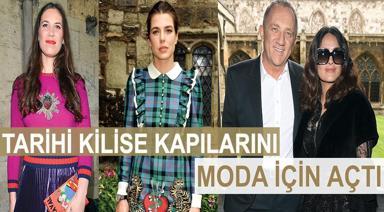 TARİHİ KİLİSE KAPILARINI MODA İÇİN AÇTI 