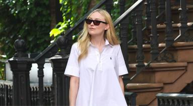 Dakota Fanning'den Manhattan Sokaklarında Zahmetsiz Yaz Stili