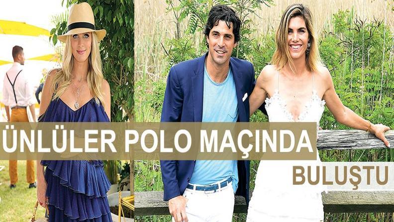 ÜNLÜLER POLO MAÇINDA BULUŞTU