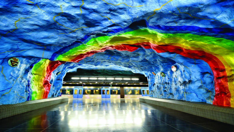 Stockholm Gezi Rehberi - Yeraltında Sanat