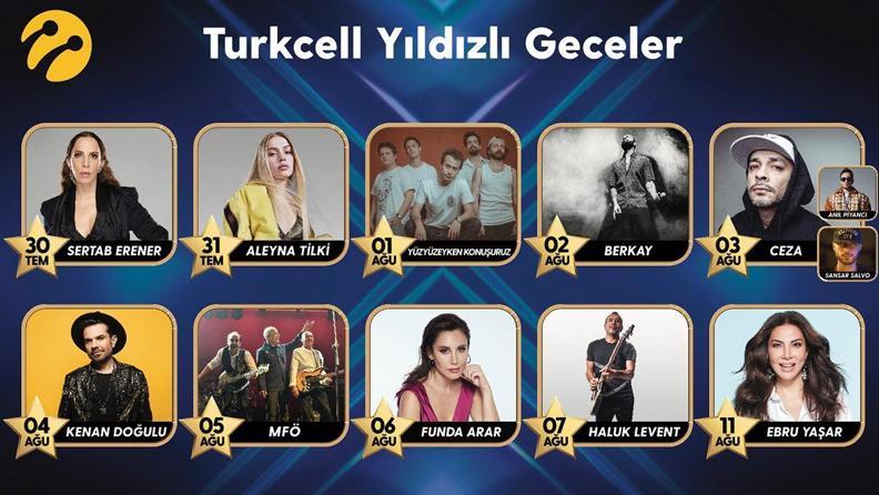 Turkcell'den Yıldızlı Geceler