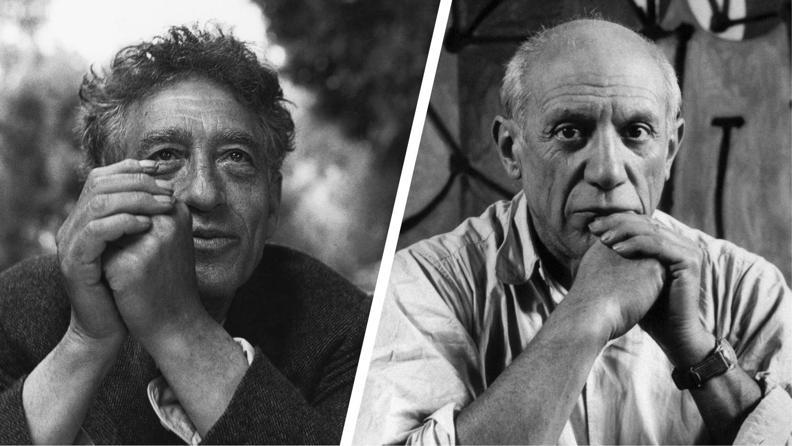 Alberto Giacometti ve Pablo Picasso Sergisi