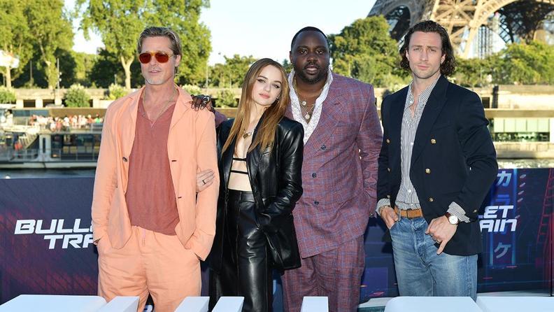 Brad Pitt “Bullet Train” Ekibiyle Birlikte Paris'te