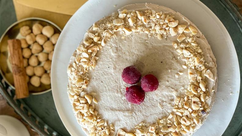 Vegan Chai Tea Latte Cheesecake Tarifi