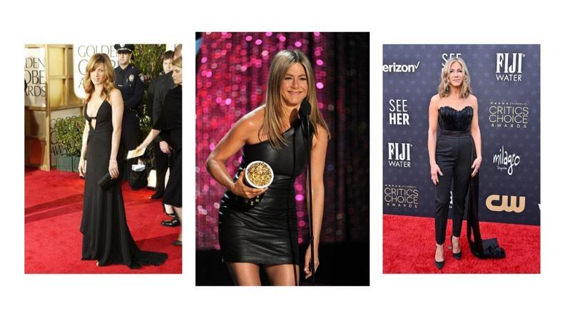 Jennifer Aniston'ın Siyah Rengi Başrole Alan En İyi Stilleri