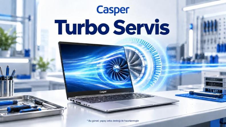 Casper Turbo Servis Nasıl Çalışır? Motorlu Kuryeyle Adresten Servis